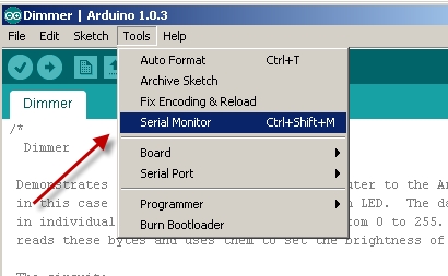 arduino serial read